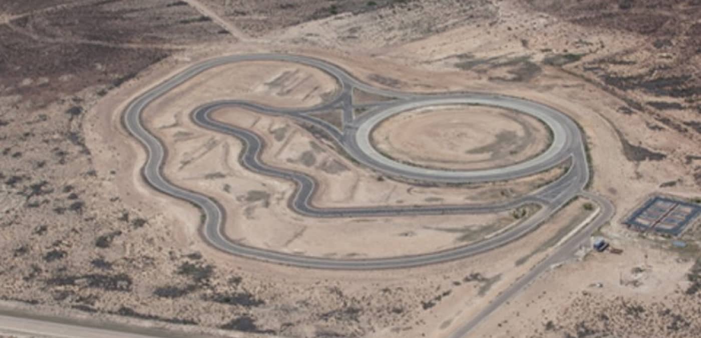 Test Track Desert Image